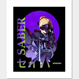 Fate Stay Night Saber Posters and Art